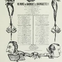 An illustration from Europas Fürsten im Sittenspiegel der Karikatur, mit 468 Textillustrationen und 72 farbigen Kunstblättern nach seltenen und amüsanten Karikaturen, aus allen Ländern und Zeitepochen (1908)