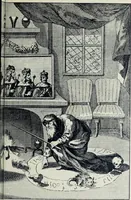 An illustration from Europas Fürsten im Sittenspiegel der Karikatur, mit 468 Textillustrationen und 72 farbigen Kunstblättern nach seltenen und amüsanten Karikaturen, aus allen Ländern und Zeitepochen (1908)