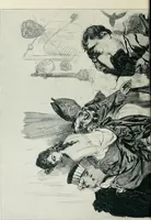 An illustration from Europas Fürsten im Sittenspiegel der Karikatur, mit 468 Textillustrationen und 72 farbigen Kunstblättern nach seltenen und amüsanten Karikaturen, aus allen Ländern und Zeitepochen (1908)