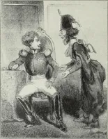 An illustration from Europas Fürsten im Sittenspiegel der Karikatur, mit 468 Textillustrationen und 72 farbigen Kunstblättern nach seltenen und amüsanten Karikaturen, aus allen Ländern und Zeitepochen (1908)