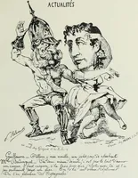 An illustration from Europas Fürsten im Sittenspiegel der Karikatur, mit 468 Textillustrationen und 72 farbigen Kunstblättern nach seltenen und amüsanten Karikaturen, aus allen Ländern und Zeitepochen (1908)