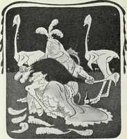 An illustration from Europas Fürsten im Sittenspiegel der Karikatur, mit 468 Textillustrationen und 72 farbigen Kunstblättern nach seltenen und amüsanten Karikaturen, aus allen Ländern und Zeitepochen (1908)