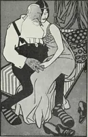 An illustration from Europas Fürsten im Sittenspiegel der Karikatur, mit 468 Textillustrationen und 72 farbigen Kunstblättern nach seltenen und amüsanten Karikaturen, aus allen Ländern und Zeitepochen (1908)