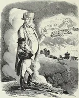 An illustration from Europas Fürsten im Sittenspiegel der Karikatur, mit 468 Textillustrationen und 72 farbigen Kunstblättern nach seltenen und amüsanten Karikaturen, aus allen Ländern und Zeitepochen (1908)