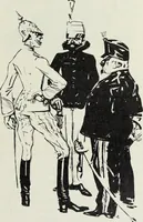 An illustration from Europas Fürsten im Sittenspiegel der Karikatur, mit 468 Textillustrationen und 72 farbigen Kunstblättern nach seltenen und amüsanten Karikaturen, aus allen Ländern und Zeitepochen (1908)