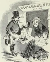 An illustration from Europas Fürsten im Sittenspiegel der Karikatur, mit 468 Textillustrationen und 72 farbigen Kunstblättern nach seltenen und amüsanten Karikaturen, aus allen Ländern und Zeitepochen (1908)