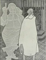 An illustration from Europas Fürsten im Sittenspiegel der Karikatur, mit 468 Textillustrationen und 72 farbigen Kunstblättern nach seltenen und amüsanten Karikaturen, aus allen Ländern und Zeitepochen (1908)