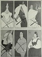An illustration from Europas Fürsten im Sittenspiegel der Karikatur, mit 468 Textillustrationen und 72 farbigen Kunstblättern nach seltenen und amüsanten Karikaturen, aus allen Ländern und Zeitepochen (1908)