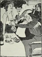 An illustration from Europas Fürsten im Sittenspiegel der Karikatur, mit 468 Textillustrationen und 72 farbigen Kunstblättern nach seltenen und amüsanten Karikaturen, aus allen Ländern und Zeitepochen (1908)