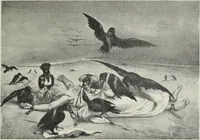 An illustration from Europas Fürsten im Sittenspiegel der Karikatur, mit 468 Textillustrationen und 72 farbigen Kunstblättern nach seltenen und amüsanten Karikaturen, aus allen Ländern und Zeitepochen (1908)