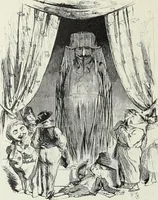 An illustration from Europas Fürsten im Sittenspiegel der Karikatur, mit 468 Textillustrationen und 72 farbigen Kunstblättern nach seltenen und amüsanten Karikaturen, aus allen Ländern und Zeitepochen (1908)