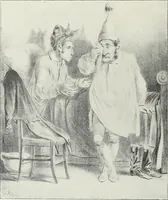 An illustration from Europas Fürsten im Sittenspiegel der Karikatur, mit 468 Textillustrationen und 72 farbigen Kunstblättern nach seltenen und amüsanten Karikaturen, aus allen Ländern und Zeitepochen (1908)