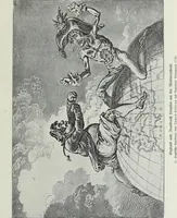 An illustration from Europas Fürsten im Sittenspiegel der Karikatur, mit 468 Textillustrationen und 72 farbigen Kunstblättern nach seltenen und amüsanten Karikaturen, aus allen Ländern und Zeitepochen (1908)