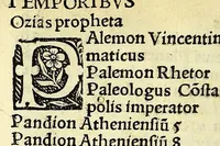 Picture 1 of 18 from Eusebii C[a]esarie[n]sis episcopi chronicon: (1512), leaf 32