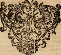 An illustration from Eva, e Ave, ou, Maria triumphante : theatro da erudiçam, e philosophia Christ, em que se representão os dous estados do mundo : cahido em Eva, e levantado em Ave (1700)