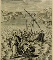 An illustration from Evangelicae historiae imagines : ex ordine euangeliorum, quae toto anno in missae sacrificio recitantur, in ordinem temporis vitae Christi digestae (1593)