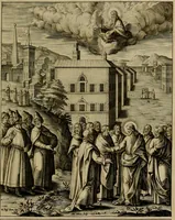Picture 94 of 161 from Evangelicae historiae imagines : ex ordine euangeliorum, quae toto anno in missae sacrificio recitantur, in ordinem temporis vitae Christi digestae (1593), leaf 192