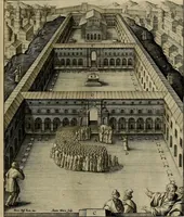 An illustration from Evangelicae historiae imagines : ex ordine euangeliorum, quae toto anno in missae sacrificio recitantur, in ordinem temporis vitae Christi digestae (1593)