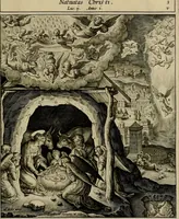 Picture 8 of 161 from Evangelicae historiae imagines : ex ordine euangeliorum, quae toto anno in missae sacrificio recitantur, in ordinem temporis vitae Christi digestae (1593), leaf 20