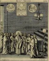 An illustration from Evangelicae historiae imagines : ex ordine euangeliorum, quae toto anno in missae sacrificio recitantur, in ordinem temporis vitae Christi digestae (1593)