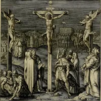 An illustration from Evangelicae historiae imagines : ex ordine euangeliorum, quae toto anno in missae sacrificio recitantur, in ordinem temporis vitae Christi digestae (1593)