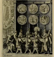 Picture 154 of 161 from Evangelicae historiae imagines : ex ordine euangeliorum, quae toto anno in missae sacrificio recitantur, in ordinem temporis vitae Christi digestae (1593), leaf 308