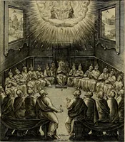 Picture 157 of 161 from Evangelicae historiae imagines : ex ordine euangeliorum, quae toto anno in missae sacrificio recitantur, in ordinem temporis vitae Christi digestae (1593), leaf 312