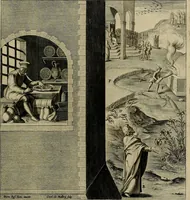 Picture 28 of 161 from Evangelicae historiae imagines : ex ordine euangeliorum, quae toto anno in missae sacrificio recitantur, in ordinem temporis vitae Christi digestae (1593), leaf 60