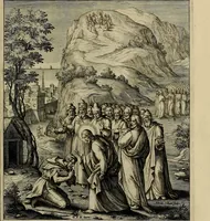 Picture 31 of 161 from Evangelicae historiae imagines : ex ordine euangeliorum, quae toto anno in missae sacrificio recitantur, in ordinem temporis vitae Christi digestae (1593), leaf 66