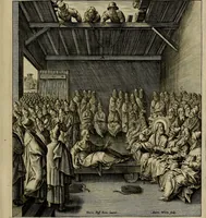 An illustration from Evangelicae historiae imagines : ex ordine euangeliorum, quae toto anno in missae sacrificio recitantur, in ordinem temporis vitae Christi digestae (1593)