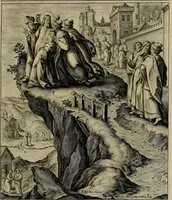 Picture 45 of 161 from Evangelicae historiae imagines : ex ordine euangeliorum, quae toto anno in missae sacrificio recitantur, in ordinem temporis vitae Christi digestae (1593), leaf 94