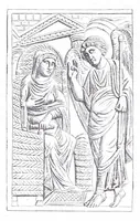 An illustration from Evangelīe v pami︠a︡tnikakh ikonografīi preimushchestvenno vizantīĭskikh i russkikh (1892)