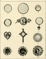 An illustration from Everything in jewelry and photo jewelry : catalogue no. 12. (1918)