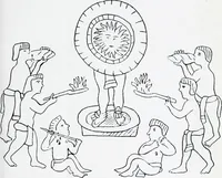 An illustration from The evolution of the dragon (1919)