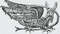 An illustration from The evolution of the dragon (1919)