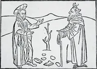 An illustration from The evolution of the dragon (1919)
