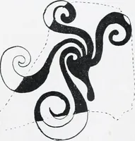 An illustration from The evolution of the dragon (1919)