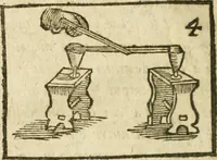 An illustration from Examen dv livre des Recreations mathematiqves, & de ses problemes en geometrie mechanique, optique & catoptrique [du J. Leurechon] Où sont aussi discutées & restabiles plusieurs experiences physiques y proposées (1639)