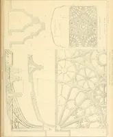 An illustration from Examples of Gothic architecture : selected from various ancient edifices in England ; consisting of plans, elevations, sections, and parts at large ; calculated to exemplify the various styles and the practical construction of this admired class of architecture ; accompanied by historical and descriptive accounts (1895)