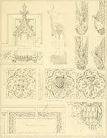 An illustration from Examples of Gothic architecture : selected from various ancient edifices in England ; consisting of plans, elevations, sections, and parts at large ; calculated to exemplify the various styles and the practical construction of this admired class of architecture ; accompanied by historical and descriptive accounts (1895)