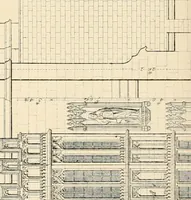 An illustration from Examples of Gothic architecture : selected from various ancient edifices in England ; consisting of plans, elevations, sections, and parts at large ; calculated to exemplify the various styles and the practical construction of this admired class of architecture ; accompanied by historical and descriptive accounts (1895)