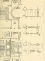An illustration from Examples of Gothic architecture : selected from various ancient edifices in England ; consisting of plans, elevations, sections, and parts at large ; calculated to exemplify the various styles and the practical construction of this admired class of architecture ; accompanied by historical and descriptive accounts (1895)