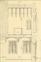 An illustration from Examples of Gothic architecture : selected from various ancient edifices in England ; consisting of plans, elevations, sections, and parts at large ; calculated to exemplify the various styles and the practical construction of this admired class of architecture ; accompanied by historical and descriptive accounts (1895)