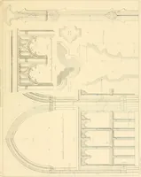 An illustration from Examples of Gothic architecture : selected from various ancient edifices in England ; consisting of plans, elevations, sections, and parts at large ; calculated to exemplify the various styles and the practical construction of this admired class of architecture ; accompanied by historical and descriptive accounts (1895)