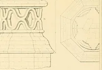 An illustration from Examples of Gothic architecture : selected from various ancient edifices in England ; consisting of plans, elevations, sections, and parts at large ; calculated to exemplify the various styles and the practical construction of this admired class of architecture ; accompanied by historical and descriptive accounts (1895)