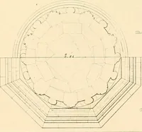 An illustration from Examples of Gothic architecture : selected from various ancient edifices in England ; consisting of plans, elevations, sections, and parts at large ; calculated to exemplify the various styles and the practical construction of this admired class of architecture ; accompanied by historical and descriptive accounts (1895)