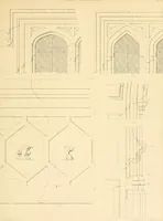 An illustration from Examples of Gothic architecture : selected from various ancient edifices in England ; consisting of plans, elevations, sections, and parts at large ; calculated to exemplify the various styles and the practical construction of this admired class of architecture ; accompanied by historical and descriptive accounts (1895)