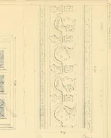 An illustration from Examples of Gothic architecture : selected from various ancient edifices in England ; consisting of plans, elevations, sections, and parts at large ; calculated to exemplify the various styles and the practical construction of this admired class of architecture ; accompanied by historical and descriptive accounts (1895)
