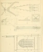 An illustration from Examples of Gothic architecture : selected from various ancient edifices in England ; consisting of plans, elevations, sections, and parts at large ; calculated to exemplify the various styles and the practical construction of this admired class of architecture ; accompanied by historical and descriptive accounts (1895)