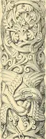 An illustration from Examples of English medieval foliage and coloured decoration, taken from buildings of the twelfth to the fifteenth century: with descriptive letterpress (1874)